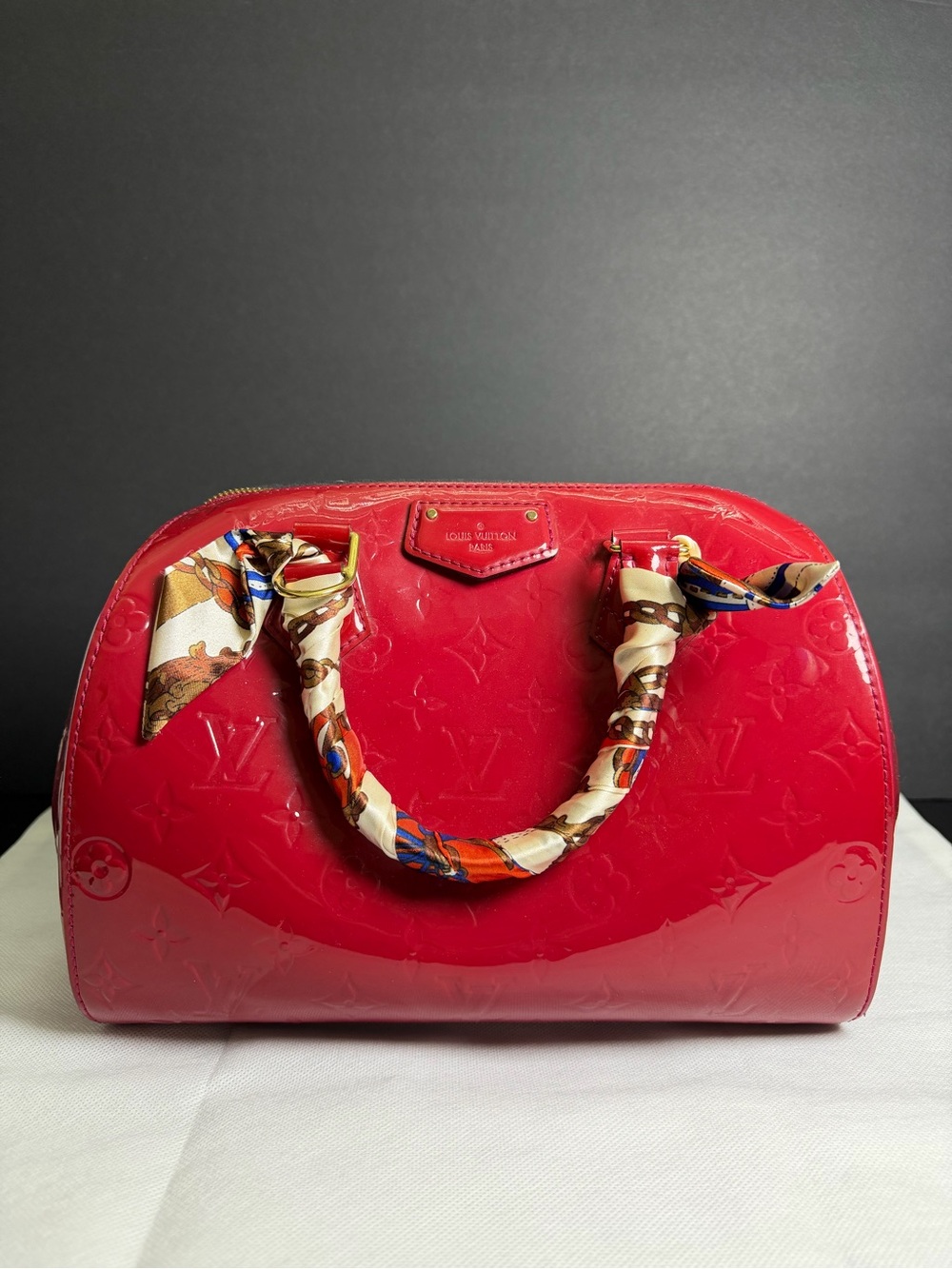 Authentic Louis Vuitton Vernis Montana Rose Indien